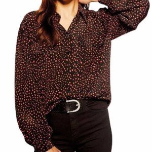 TOPSHOP | LS BLOUSE | US: 6